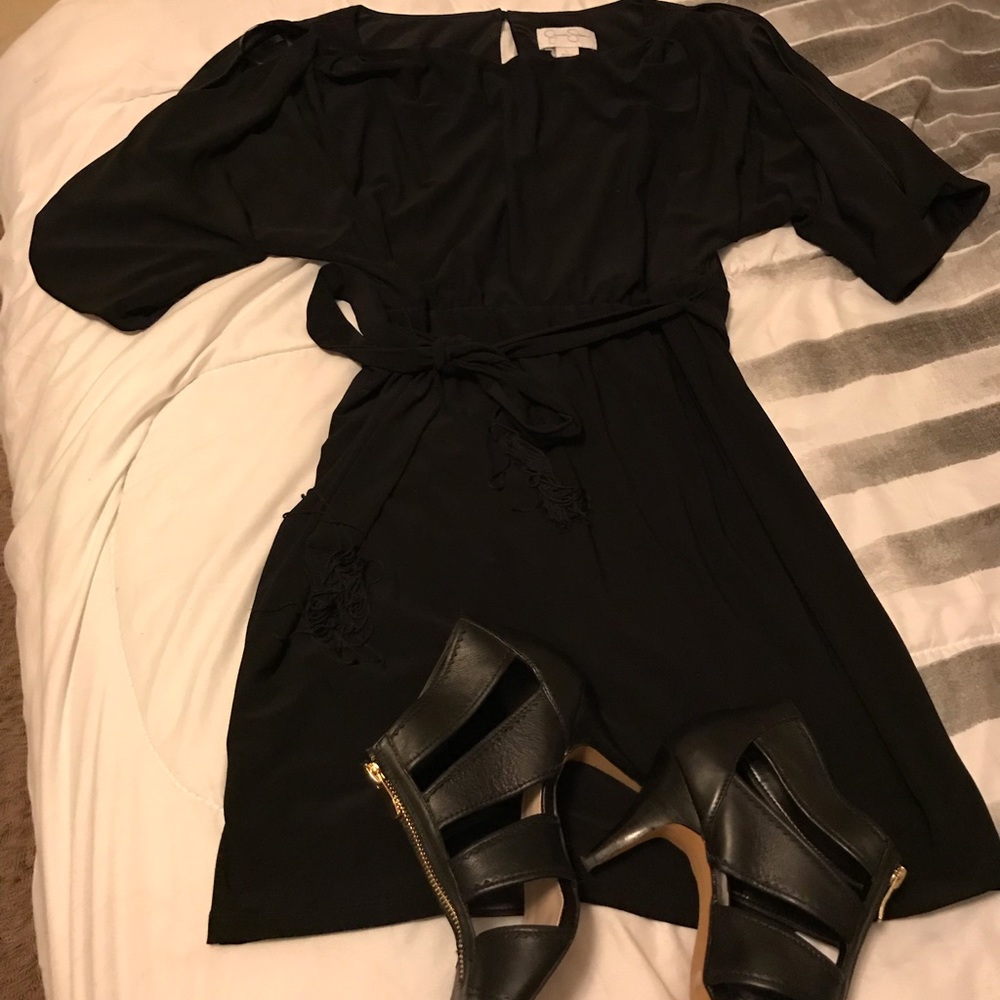 Jessica Simpson Large Black Dress